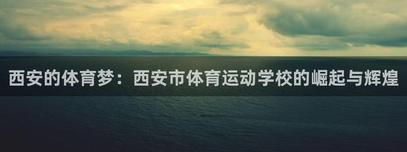 JJB竞技宝官方正版app娱乐首页官网下载：西安的体